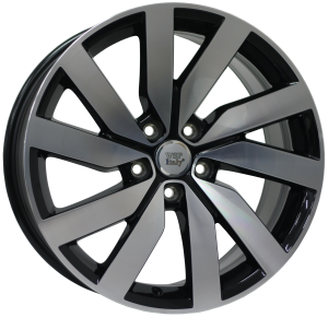 Informacin de VW W468, GLOSSY BLACK POLISHED, 5X112, 18 x 8"